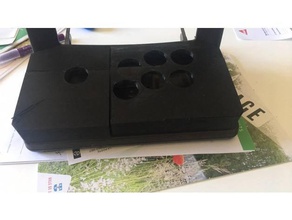 bartop minitel panel Marka model 1 kahverengi düğme 3d yazıcı parçaları arcade 3d print model - Mito3D