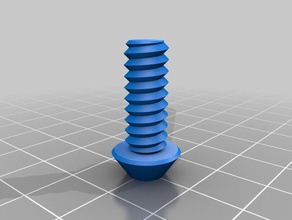 8mm x 20 button head screw factory parts customized 3d print model - Mito3D