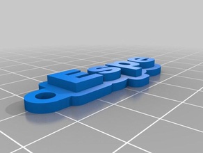 de la espe llaveros personalizado 3d print model - Mito3D