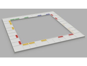 le monopole de l'aire jeux la planche jeu gratuit configurable jouets & conseil d'administration 3d print model - Mito3D