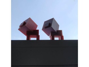 minecraft piggy sculture animali figure di maiale maialino 3d print model - Mito3D
