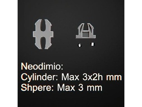 openlock magnétique 20 accessoires de jeu l'aimant 3d print model - Mito3D