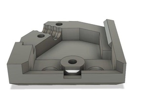 prusa i3 mk2x - Wärme-Bett-Decke 60 Grad 3d Drucker Zubehör Kabel-management cover heatbed beheizte Bett mk2 3d print model - Mito3D