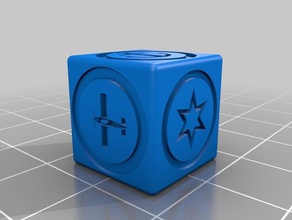 game dice puzzles 3d print model - Mito3D