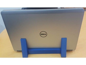 dell support d'ordinateur portable bureau de carnet notes le stand 3d print model - Mito3D