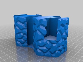archiviazione di pietra esagonale 4 v2 giochi 3d print model - Mito3D