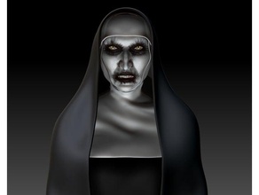 nun people halloween 3d print model - Mito3D