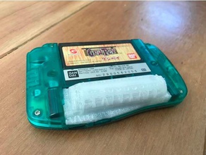 wonderswan battery container door video games cover holder 3d print model - Mito3D