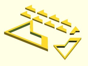 sphinx tiling puzzles game math mathematics shapes 3d print model - Mito3D