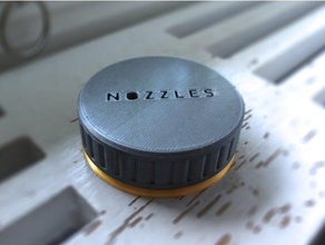 nozzle case screwcap 3d printer accessories box cap nozzles screw 3d print model - Mito3D