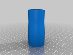 Rohr-adapter Teile kundengebundene 3d print model - Mito3D