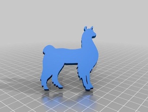 llama spit happens rev 3d printing 3d print model - Mito3D