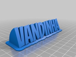 vandinha office customized 3d print model - Mito3D