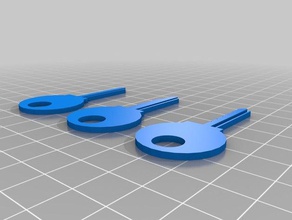 kwikset tasto di clonazione kit lockpicking utensili a mano 3d print model - Mito3D
