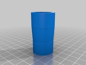 meine angepasste Rohr-adapter parametric Teile kundengebundene 3d print model - Mito3D