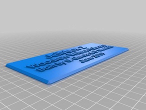 jellybox tag office customized 3d print model - Mito3D
