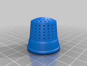 meine angepasste Fingerhut - pour le pouce Haushalt kundengebundene 3d print model - Mito3D