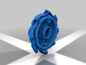 wyvron w3 left spin hasbro standart beyblade burst 3d printing 3d print model - Mito3D