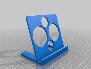 basic desk plaque stand office 3d print model - Mito3D