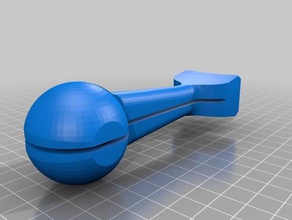 klacker - play cucchiai bambino sicuro musica percussioni a mano strumento musicale ritmo 3d print model - Mito3D