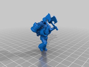 marine assault squad eaters worlds toys & games 30k 40k space warhammer world 3d print model - Mito3D