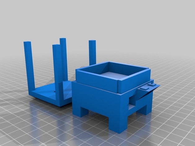artiglio macchina 3D print model - Mito3D