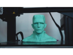 el monstruo de frankenstein busto modelos figura acción carácter clásico classicmonsters frankensteins monster película en las películas retrato 3d print model - Mito3D