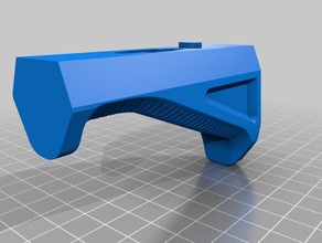 mini keymod abgewinkelt foregrip sport & im freien afg abgewinkelter Griff magpul 3d print model - Mito3D