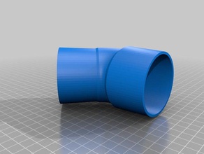 2 1 8 id od de 45 graus curvatura cone as ferramentas personalizado 3d print model - Mito3D