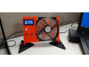 usb fan mount household desk fan usb 3d print model - Mito3D