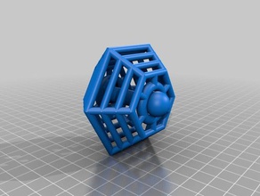3d-Modell spinner interaktive Kunst fidget hand 3d print model - Mito3D