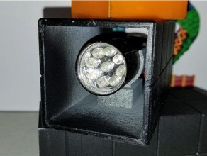 minecraft antorcha eje integral 25mm linterna de montaje juguetes y accesorios juego la puerto frieght lámpara juguete luz noche 3d print model - Mito3D