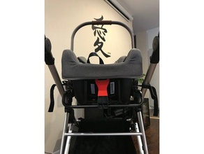 nuna pipa car seat adapter mockingbird stroller replacement parts 3d print model - Mito3D