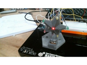 3dx potentiometer star electronics arduino tinkercad 3d print model - Mito3D