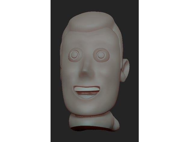 woody head- toystory movie 3D print model - Mito3D