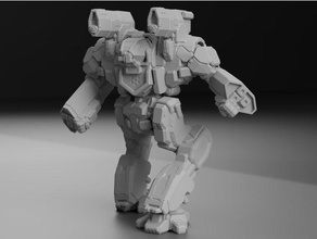 bas-prime blood asp battletech toys & games mech mechwarrior robot wargame wargames wargaming 3d print model - Mito3D