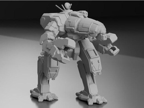 crb-27 crab battletech toys & games boardgame boardgames mech mechwarrior mwo robot toy wargame wargames wargaming 3d print model - Mito3D