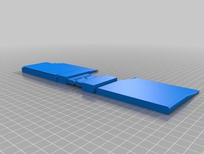 hinged wallet experiment print place remix organization 3d print model - Mito3D