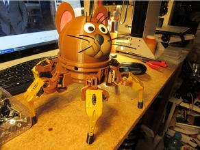 vorpal kitty head robotics 3d print model - Mito3D