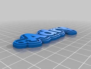 adry keychains customized 3d print model - Mito3D