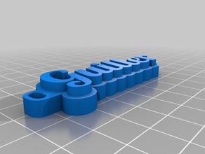guiller keychains customized 3d print model - Mito3D