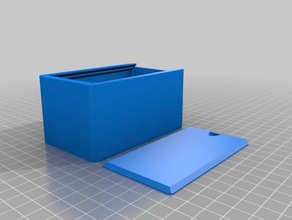 100mm caixa recipientes personalizado 3d print model - Mito3D
