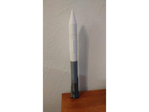 atlas centaur roketi araç nasa roket alanı uzay gemisi 3d print model - Mito3D