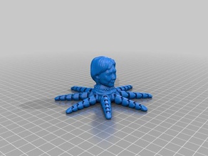 octohillary art cute octopus hillary clinton politics 3d print model - Mito3D