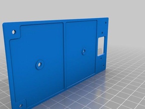 meanwell rps-200 sfx mounting plate computer adapter rps-200-12-c rps-200-24-c sff sffpc 3d print model - Mito3D