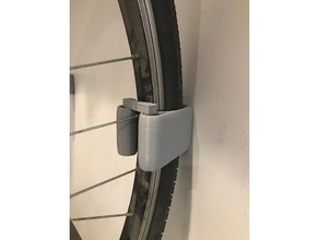 bike wall holder organization bicycle mount 3d print model - Mito3D