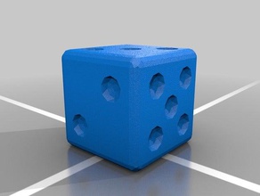 low poly dice 3d print model - Mito3D