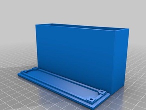 my customized project box lid screws 2 electronics 3d print model - Mito3D