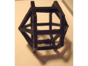 bumble bee cage - mild torture test object 3d printing tests hexagonal im bored 3d print model - Mito3D