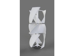 vertical axis wind turbine vawt - darrieus ugrinsky diy 3d print model - Mito3D